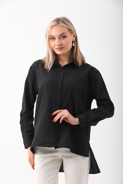 - Arkası Uzun Kadın Gömlek  - Arkası Uzun Kadın Gömlek