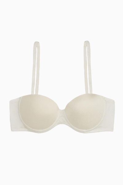 - Ekru Destekli Straplez Sutyen  - Ekru Destekli Straplez Sutyen