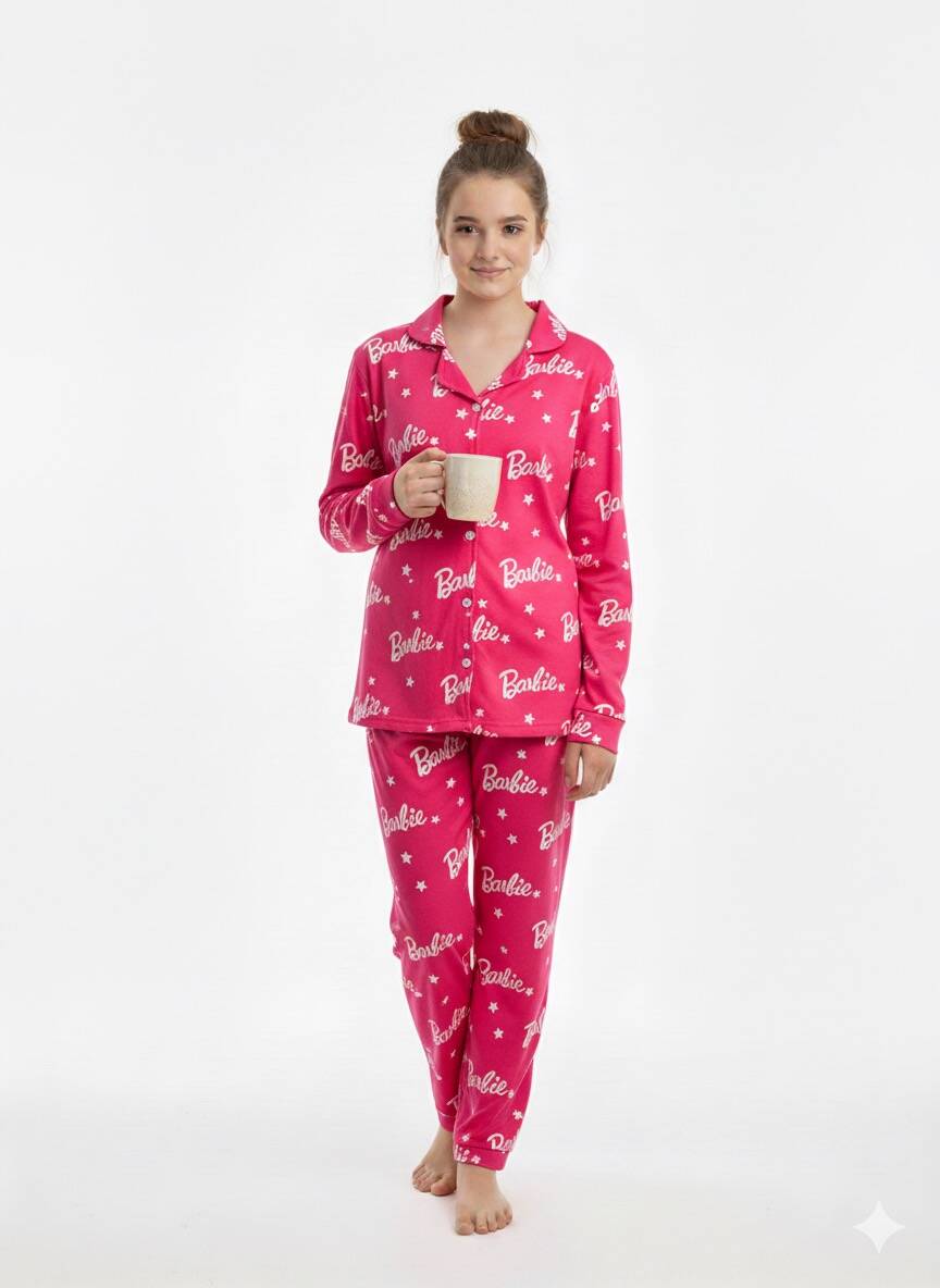 Pembe Çocuk Pijama Takım